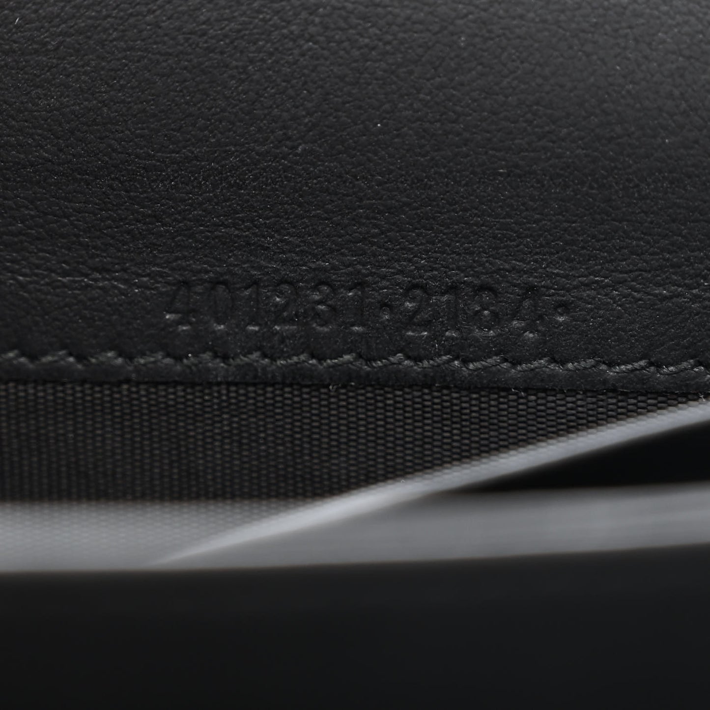 Suede Mini Dionysus Chain Wallet Black