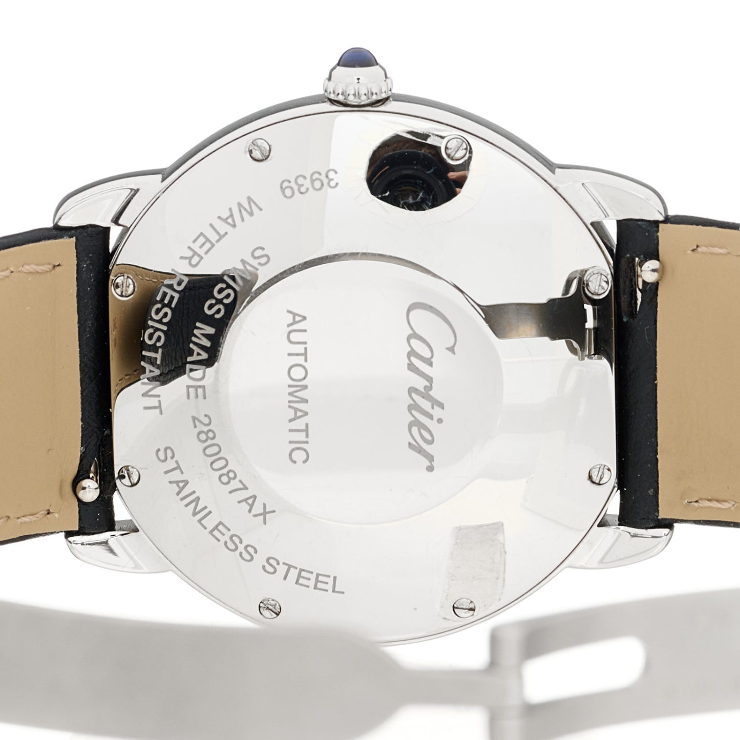 Stainless Steel Calfskin 36mm Ronde Solo Automatic Watch