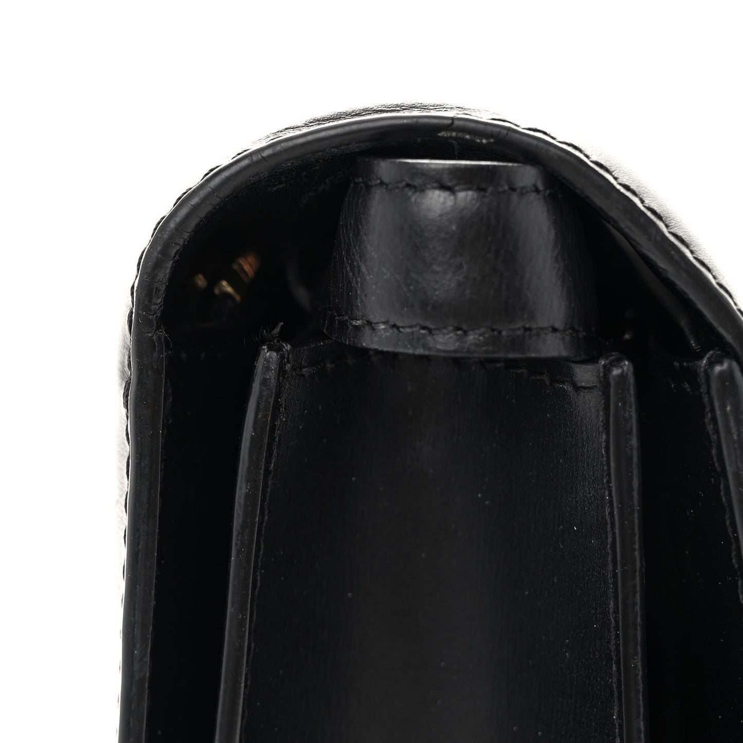 Box Calfskin Medium Classic Box Flap Bag Black