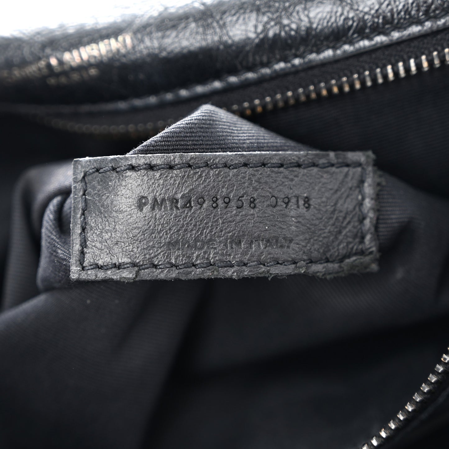 Crinkled Calfskin Matelasse Monogram Medium Niki Chain Satchel Black