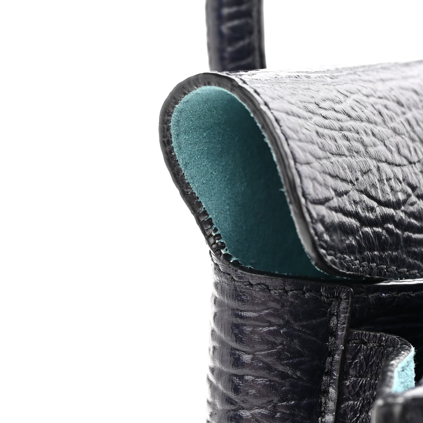 Calfskin Studded Mini Milla Tote Blue