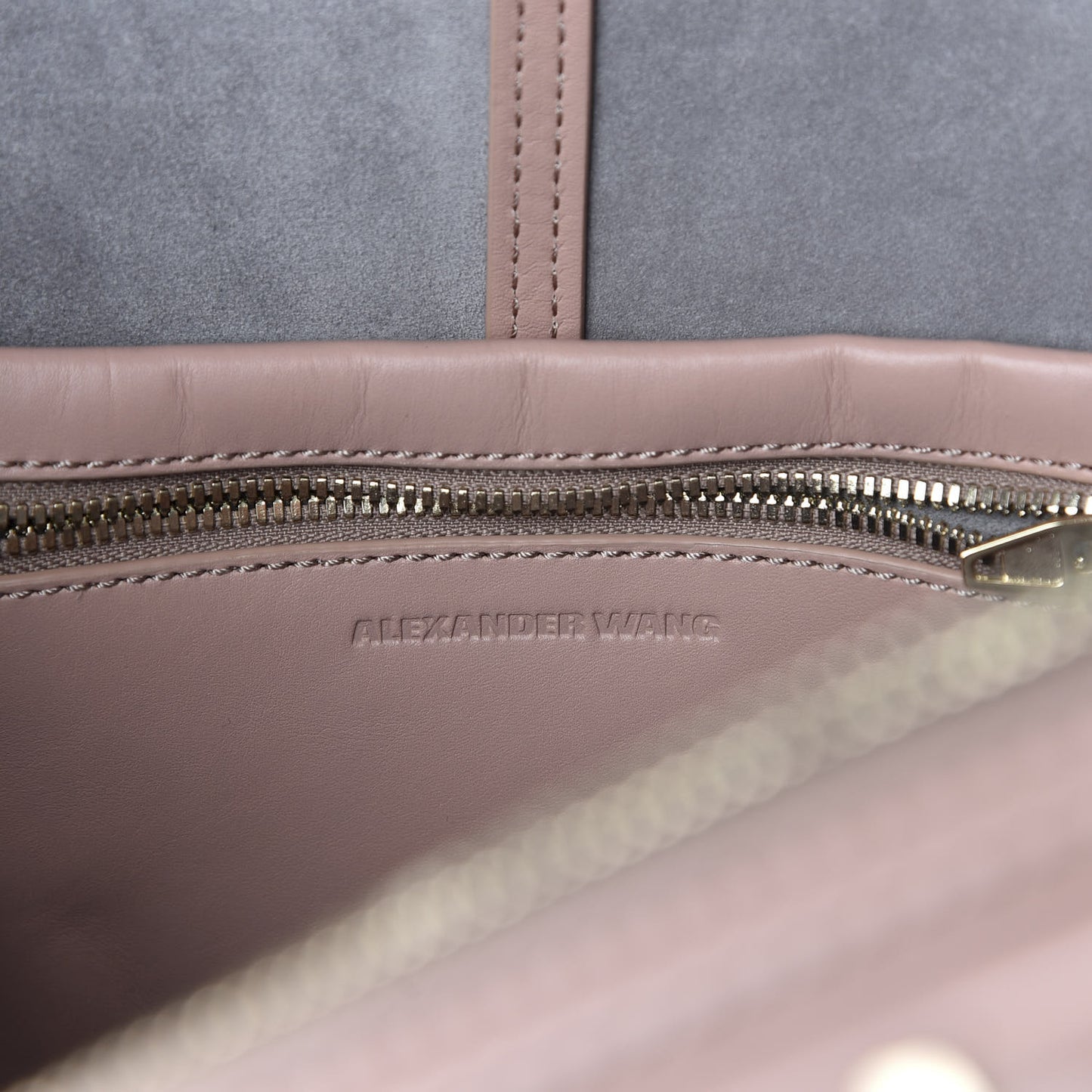 Smooth Calfskin Small Emile Blush Gold Hardware