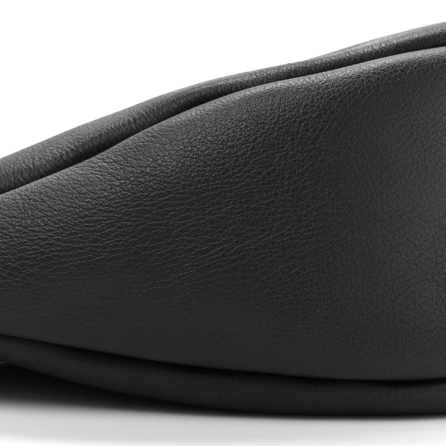 Smooth Calfskin Small Slouchy Banana Bag Black