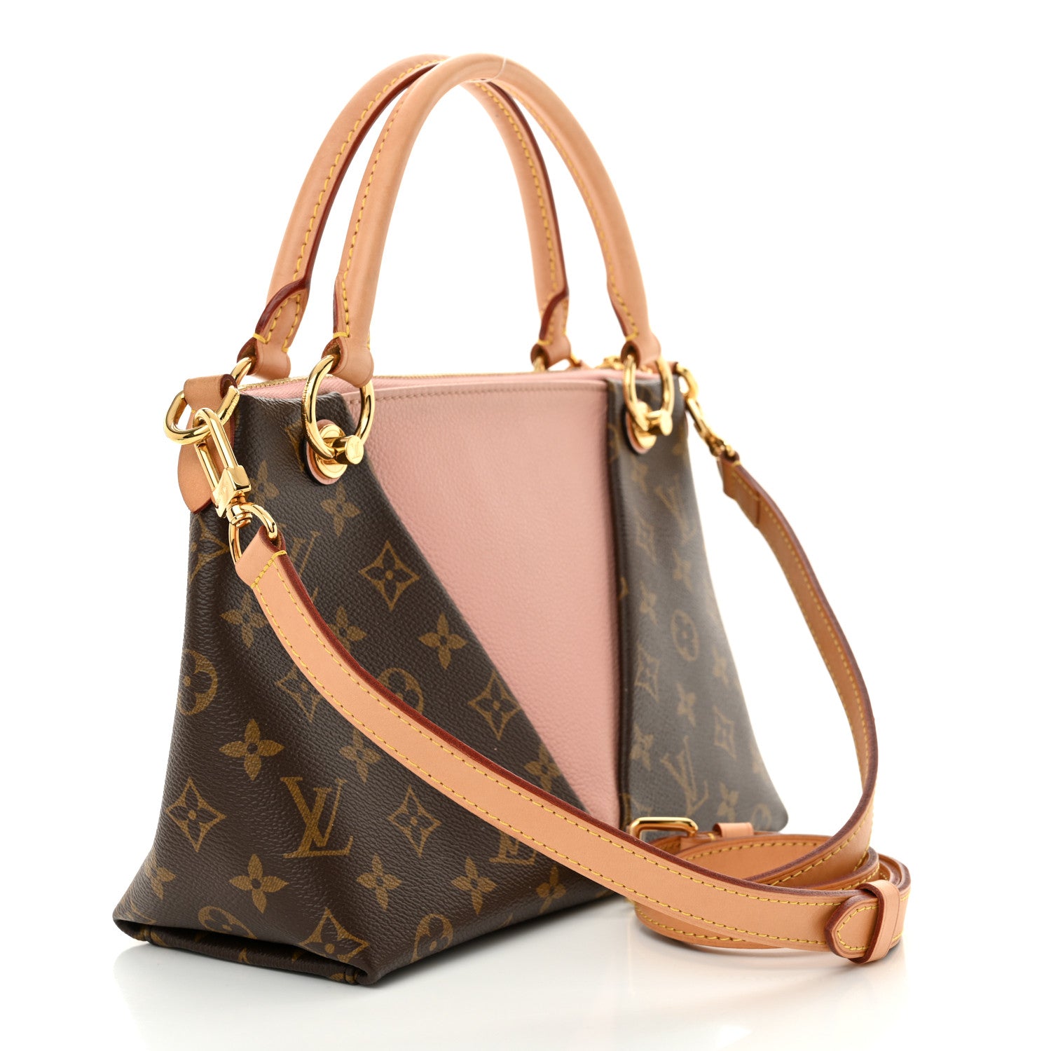 Louis Vuitton Monogram V Tote BB Rose Poudre 3 of 10