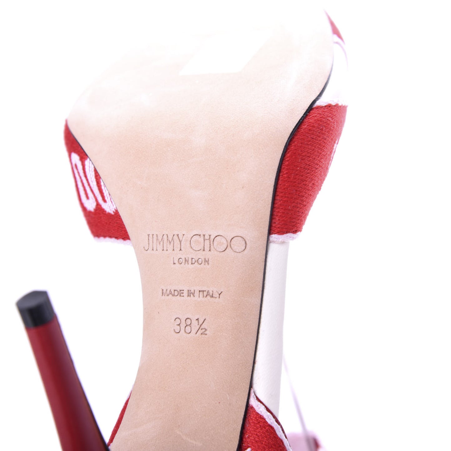 Canvas Bea 100 Pumps Red White