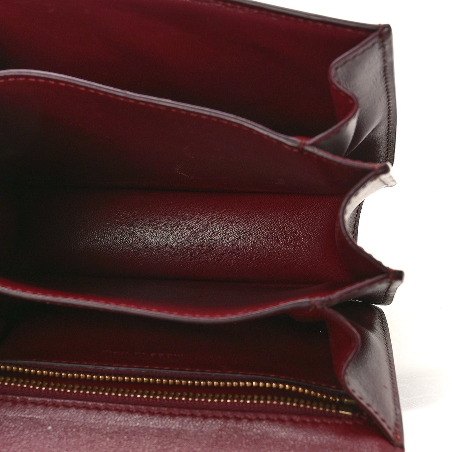 Box Calfskin Small Classic Box Flap Bag Burgundy