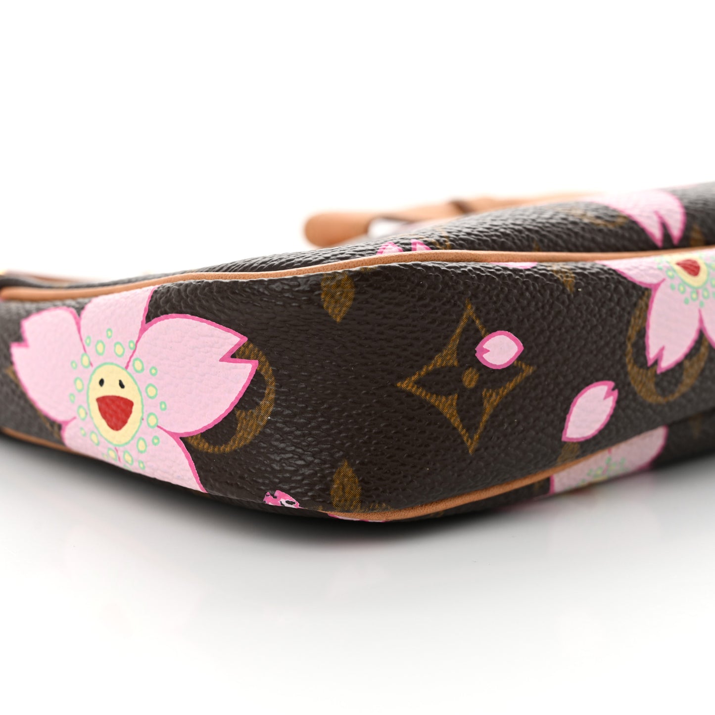 Monogram Cherry Blossom Pochette Accessories Brown