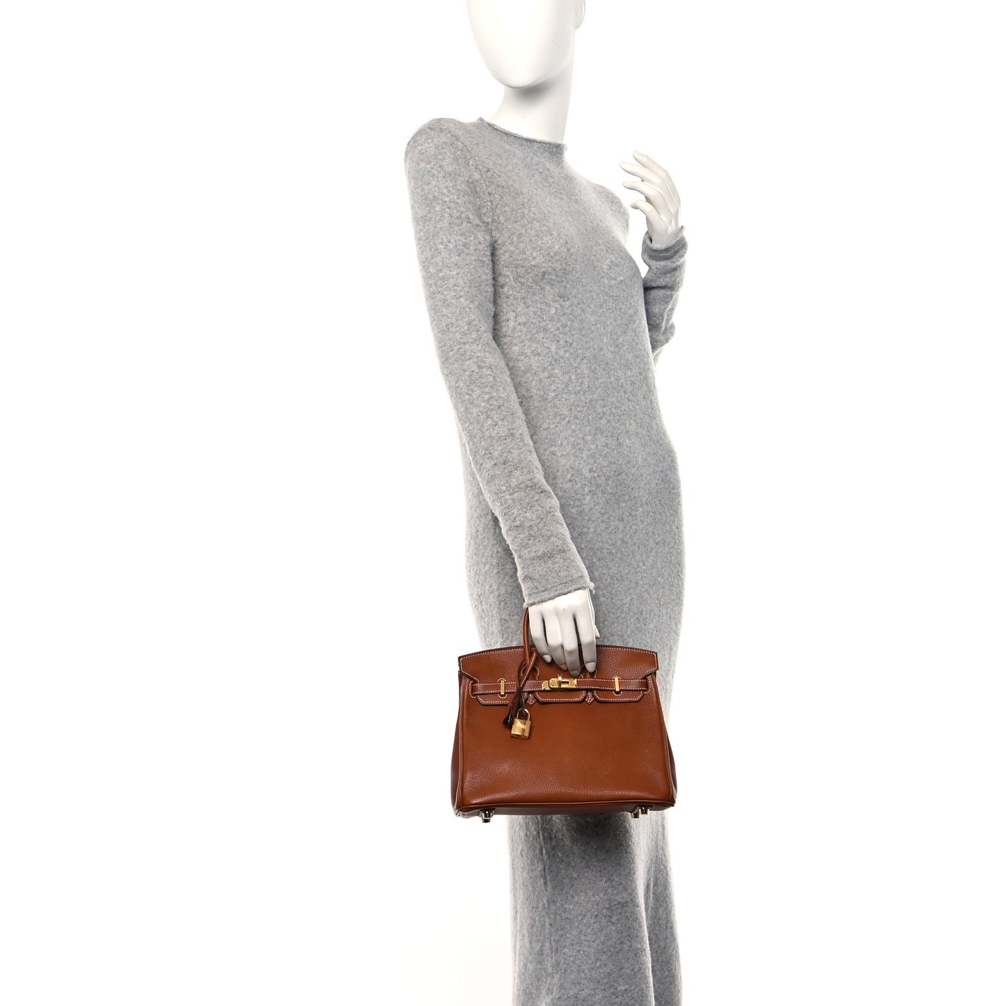 Natural Barenia Faubourg Birkin 25 Fauve