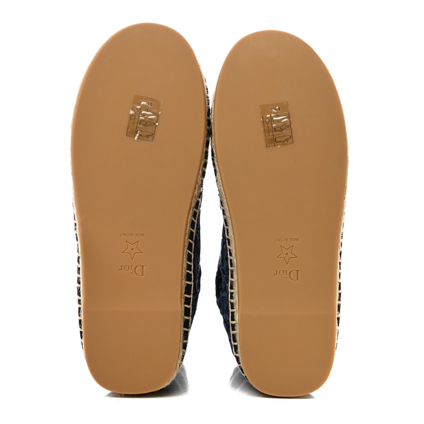 Velvet Oblique Granville Espadrille Boots 36.5 Deep Blue