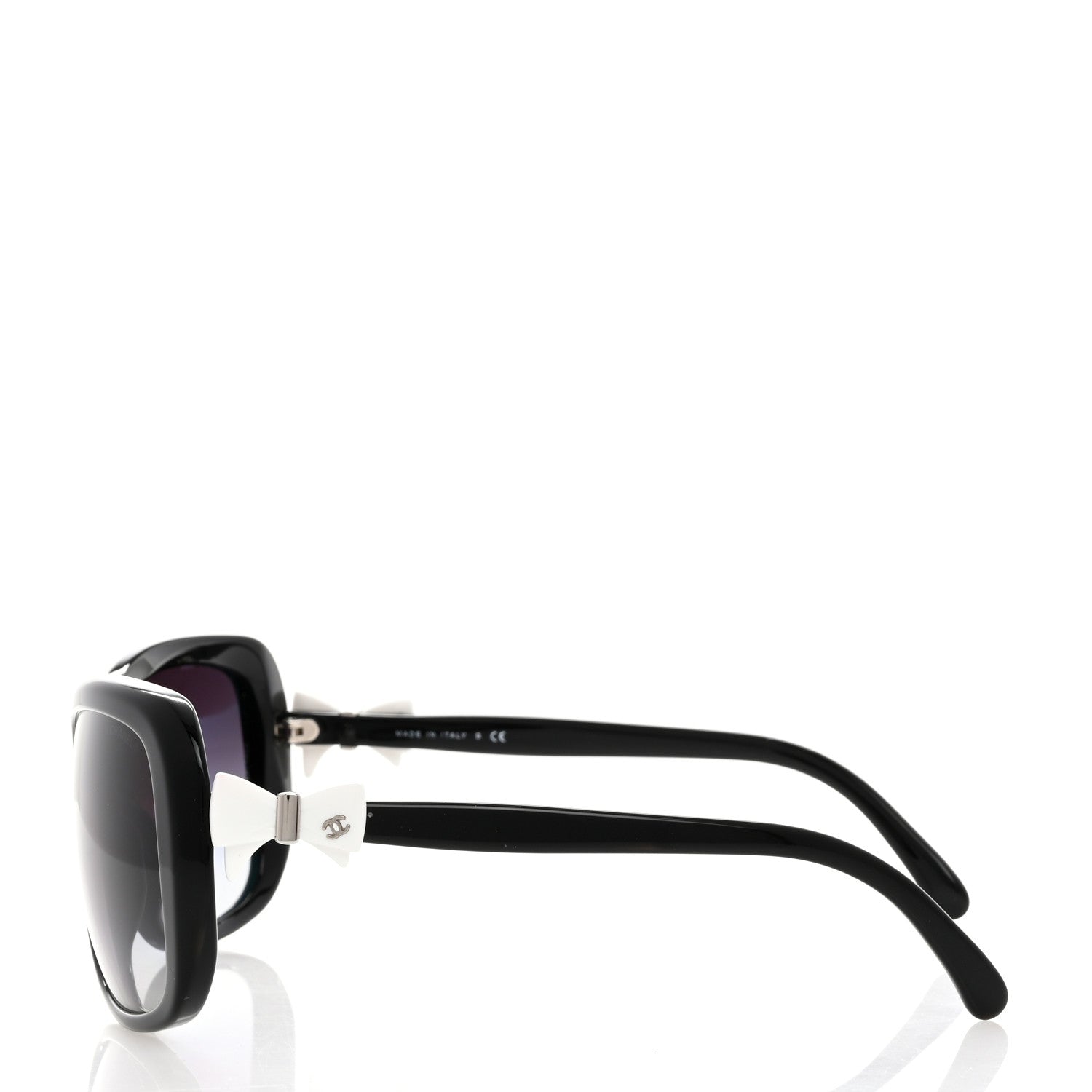 Chanel CC Bow Sunglasses 5171 Black White 3 of 8