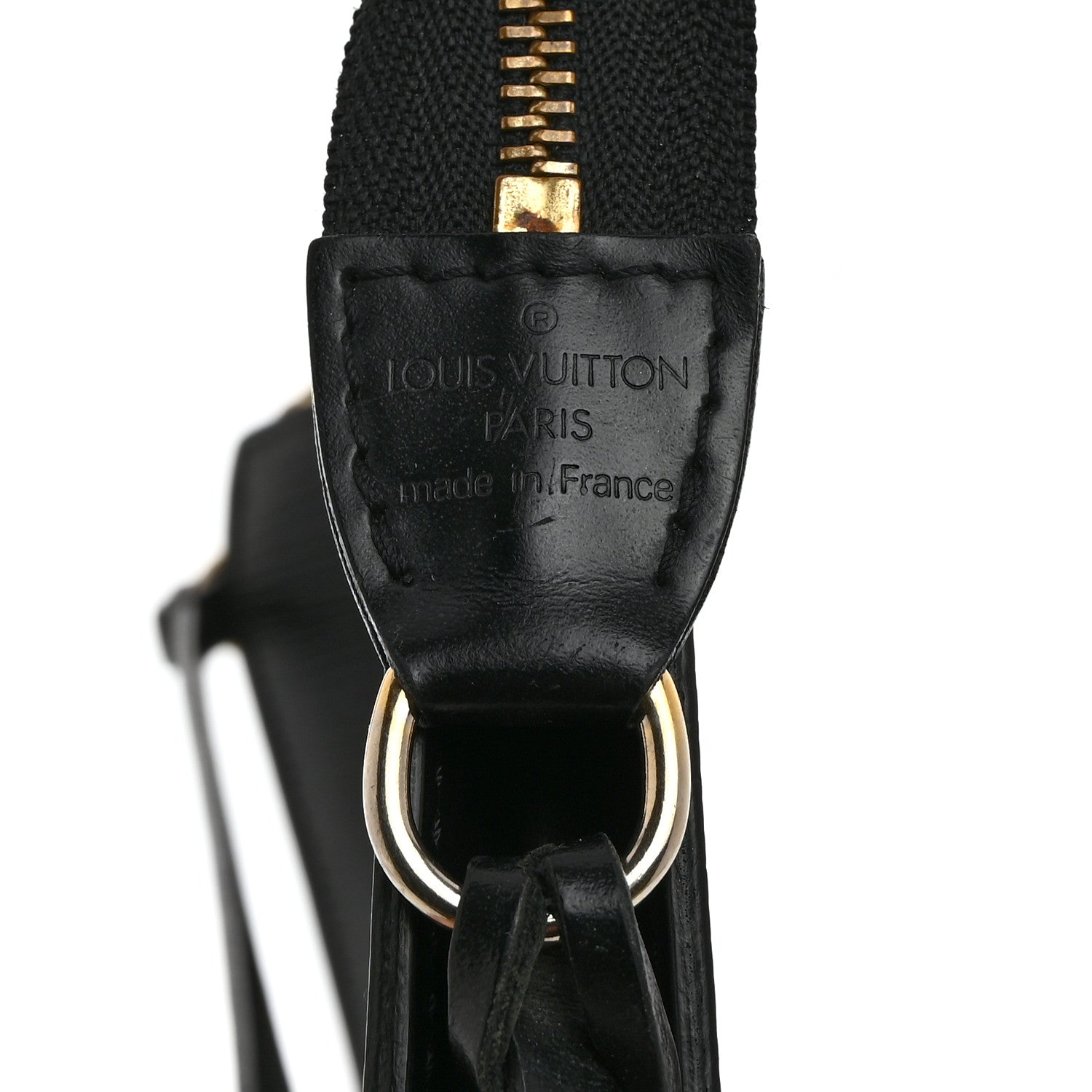Louis Vuitton Epi Pochette Accessories 24 Black 6 of 8