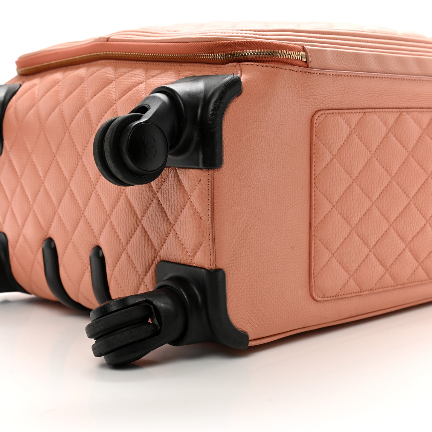 Calfskin Quilted Coco Case Trolley Pink