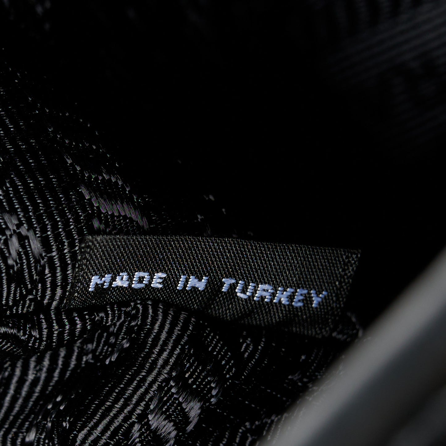 Tessuto Nylon Soft Calf Small Tote Black