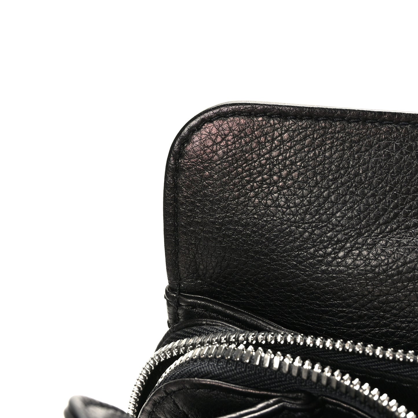 Calfskin Quilted Shopping Tote Black