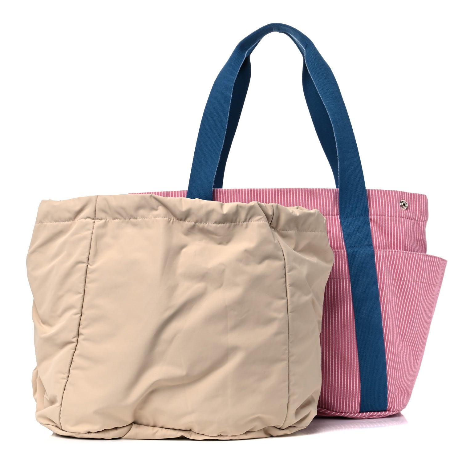 Hermes Cotton Canvas Passe-Passe Nappy Tote Bag Figue 3 of 14