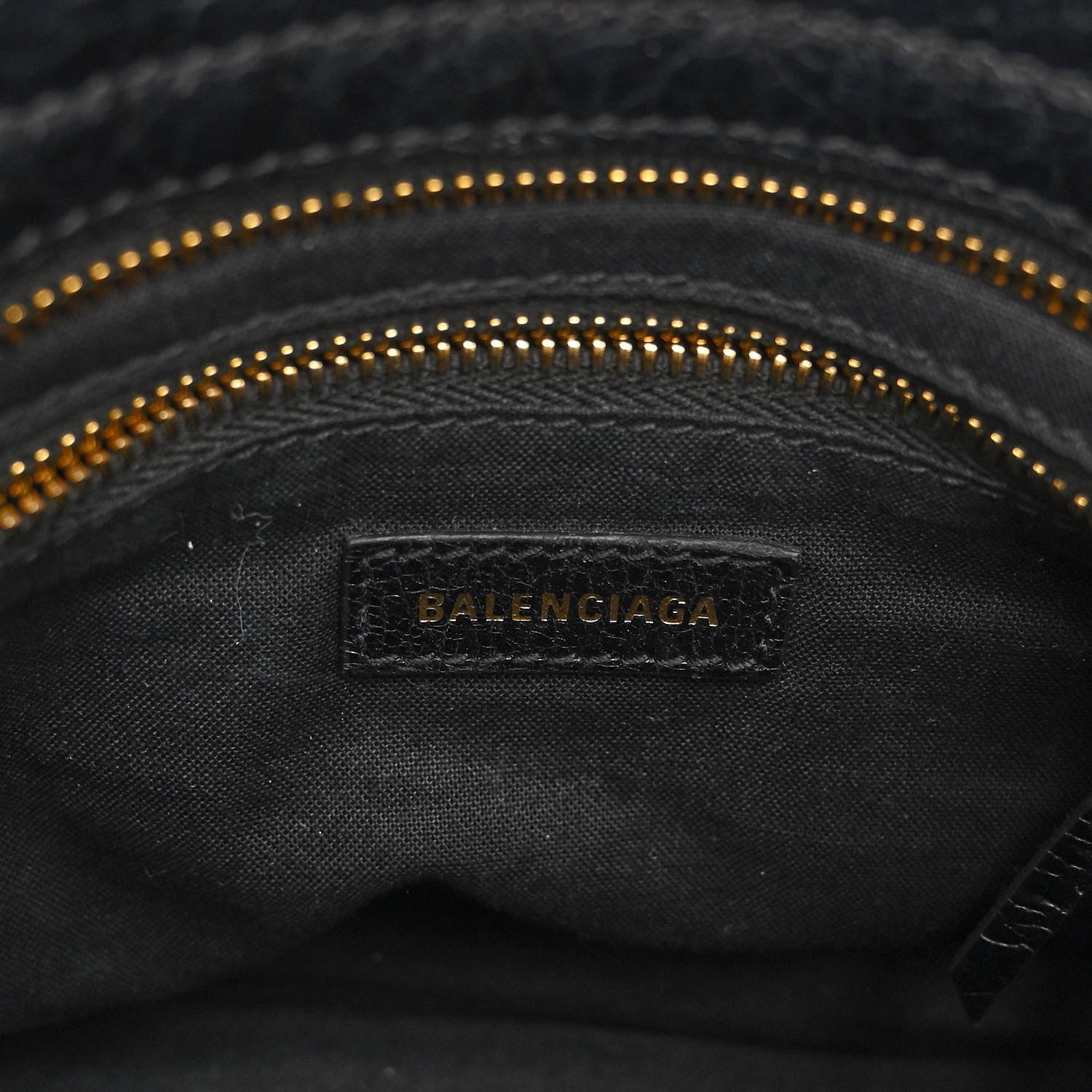 Balenciaga Agneau Classic Gold Hardware Mini City Black 6 of 10