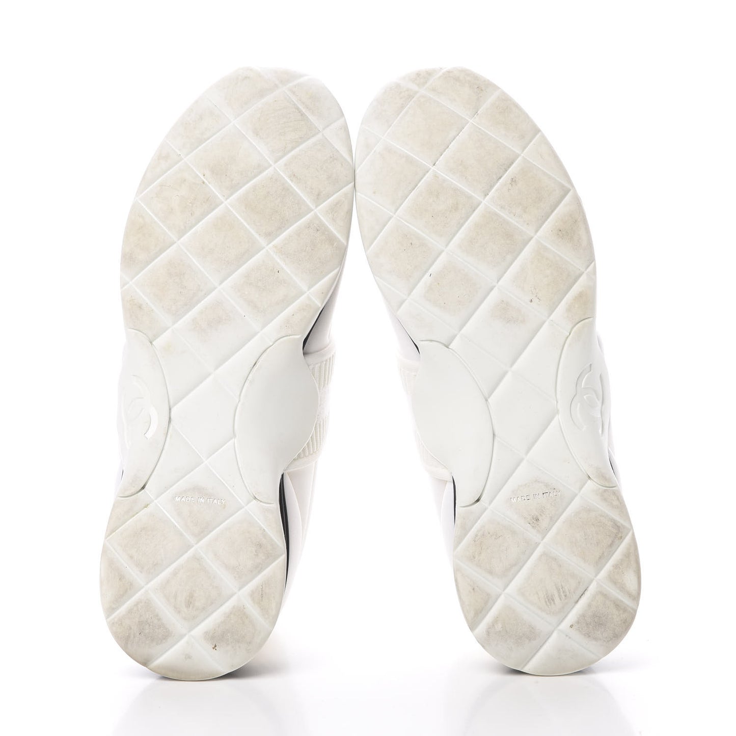 Stretch Fabric CC Sneakers 41 White