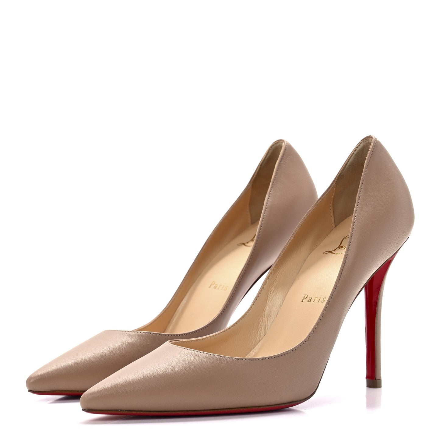 Nappa Apostrophy 100 Pumps 38 Nude