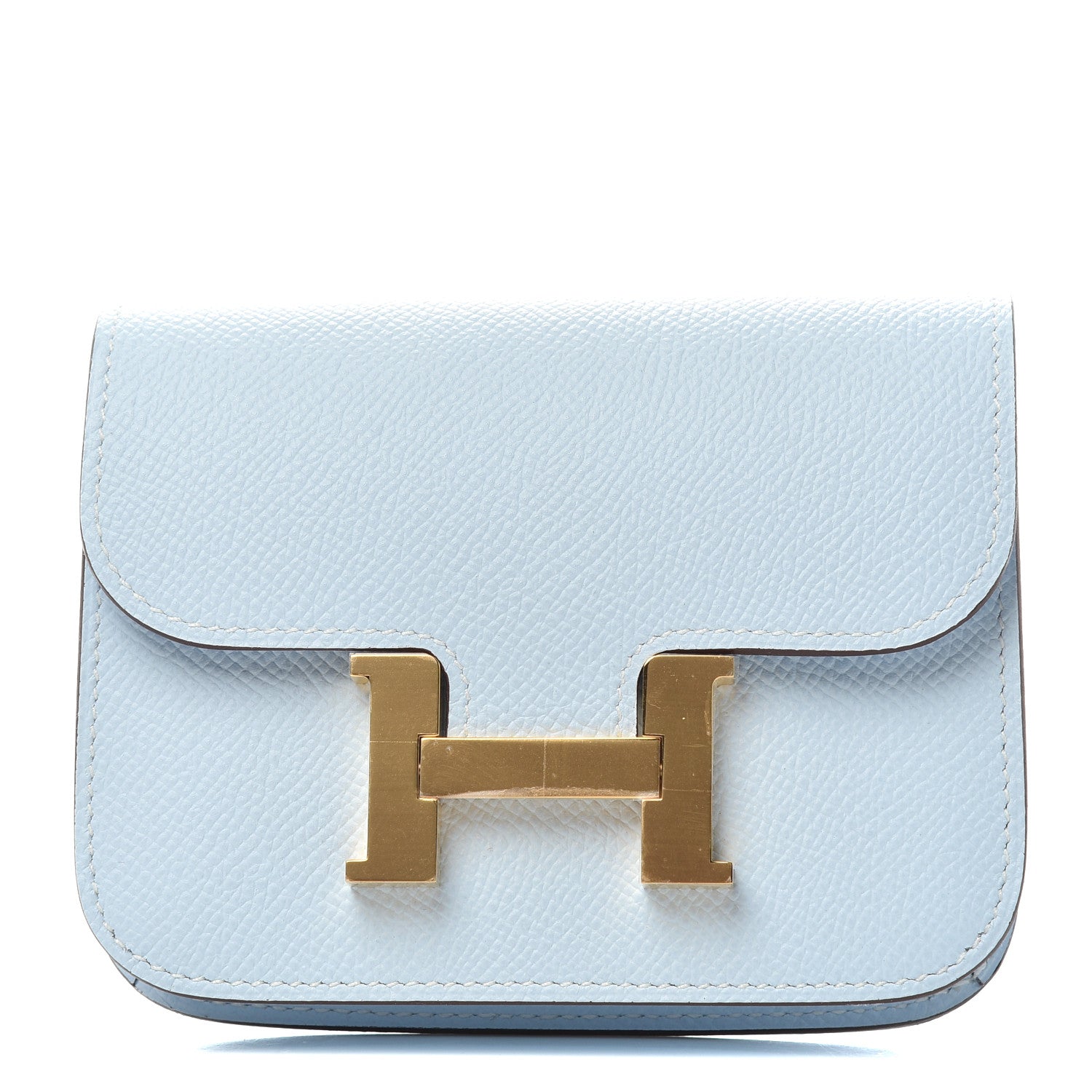 Hermes Epsom Constance Slim Wallet Bleu Brume 1 of 9