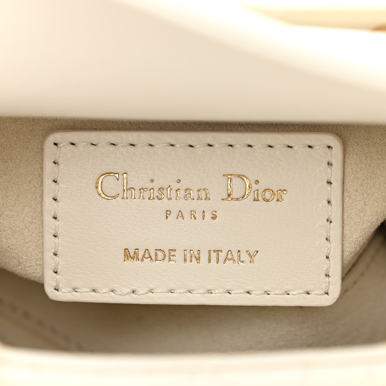 Christian Dior Calfskin Cannage Dioramour Micro Lady Dior Dior White 6 of 11