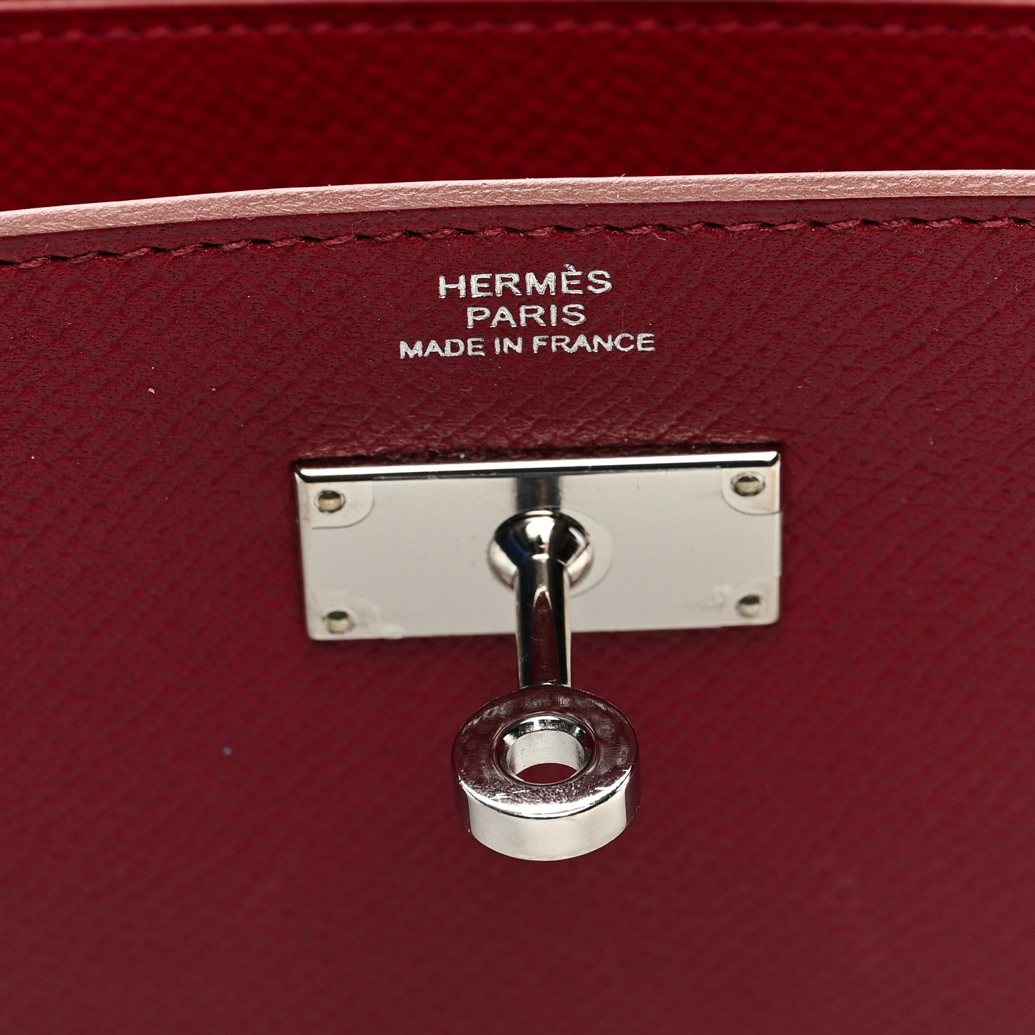 Hermes Epsom Kelly Longue Wallet Rouge Grenat 6 of 6