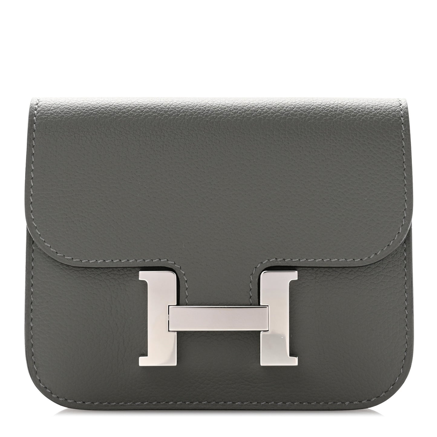 Evercolor Constance Slim Wallet Gris Meyer