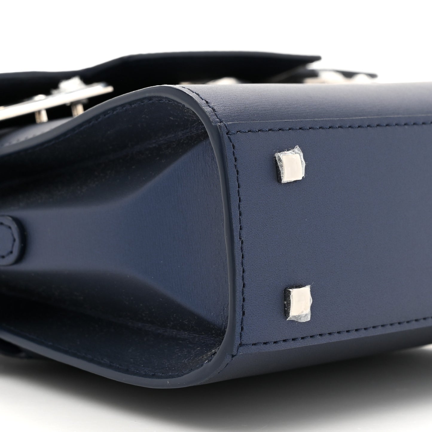 Box Small Tempete Satchel Satin Navy