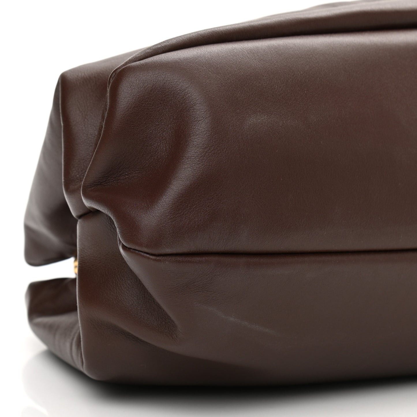 Calfskin Medium Purse Bag Dark Brown