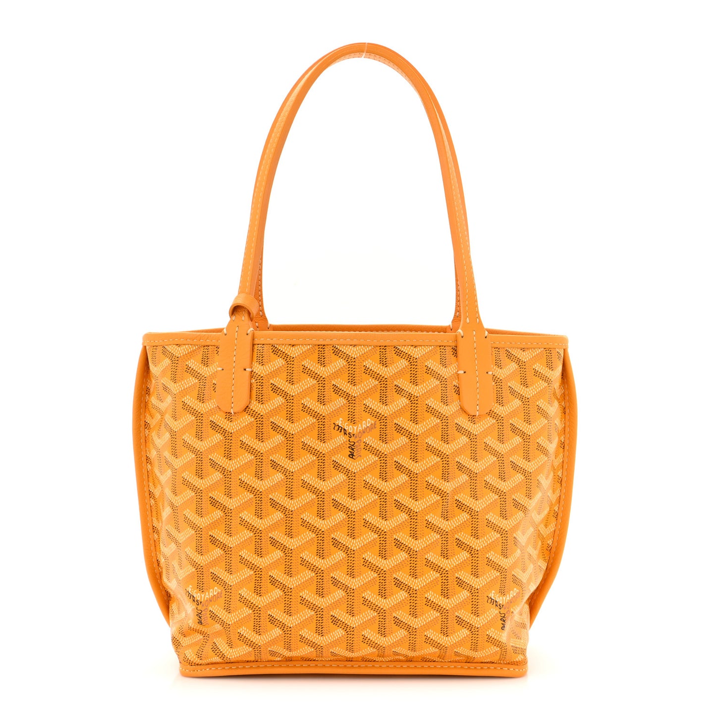 Goyardine Reversible Mini Anjou Yellow