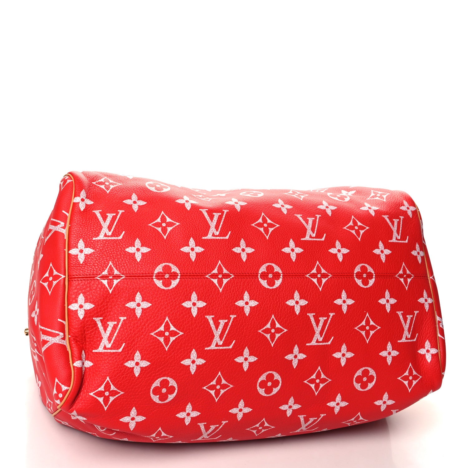 Louis Vuitton Calfskin Monogram Speedy P9 Bandouliere 50 Red 4 of 13
