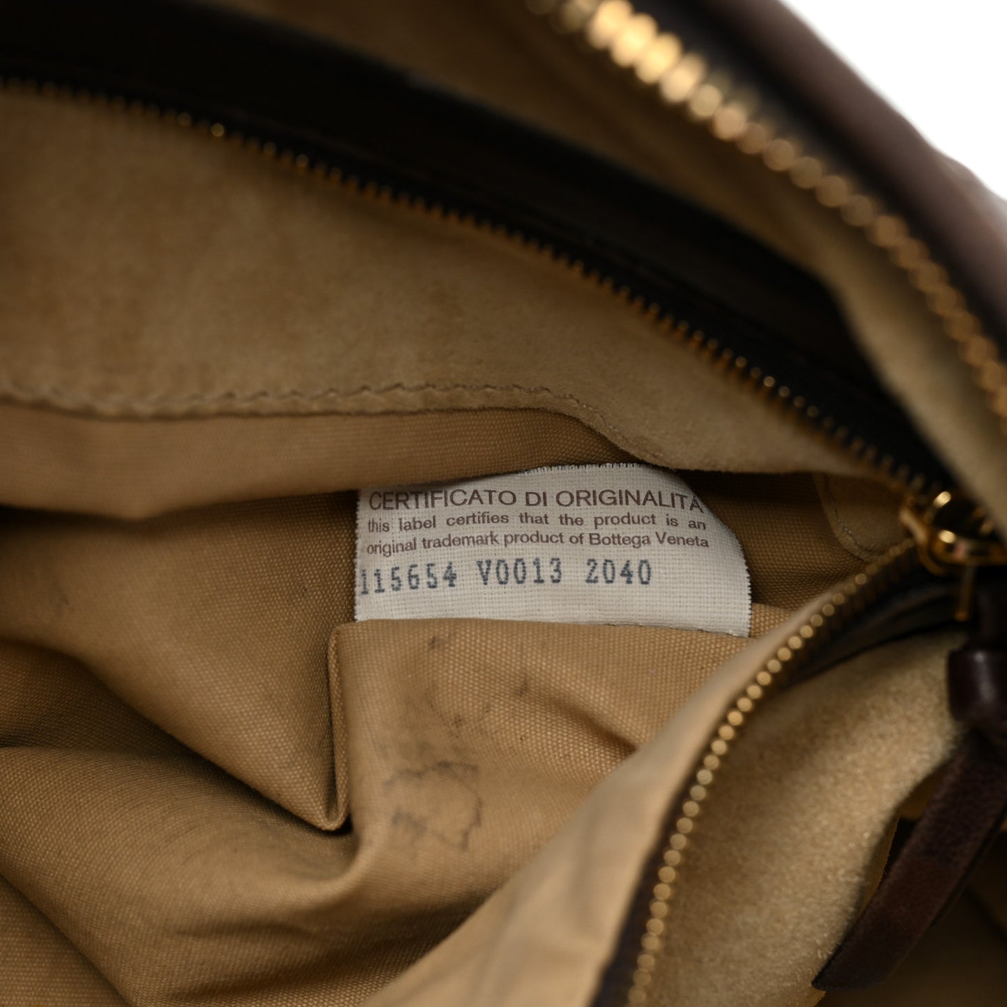 Nappa Intrecciato Large Veneta Hobo Ebano