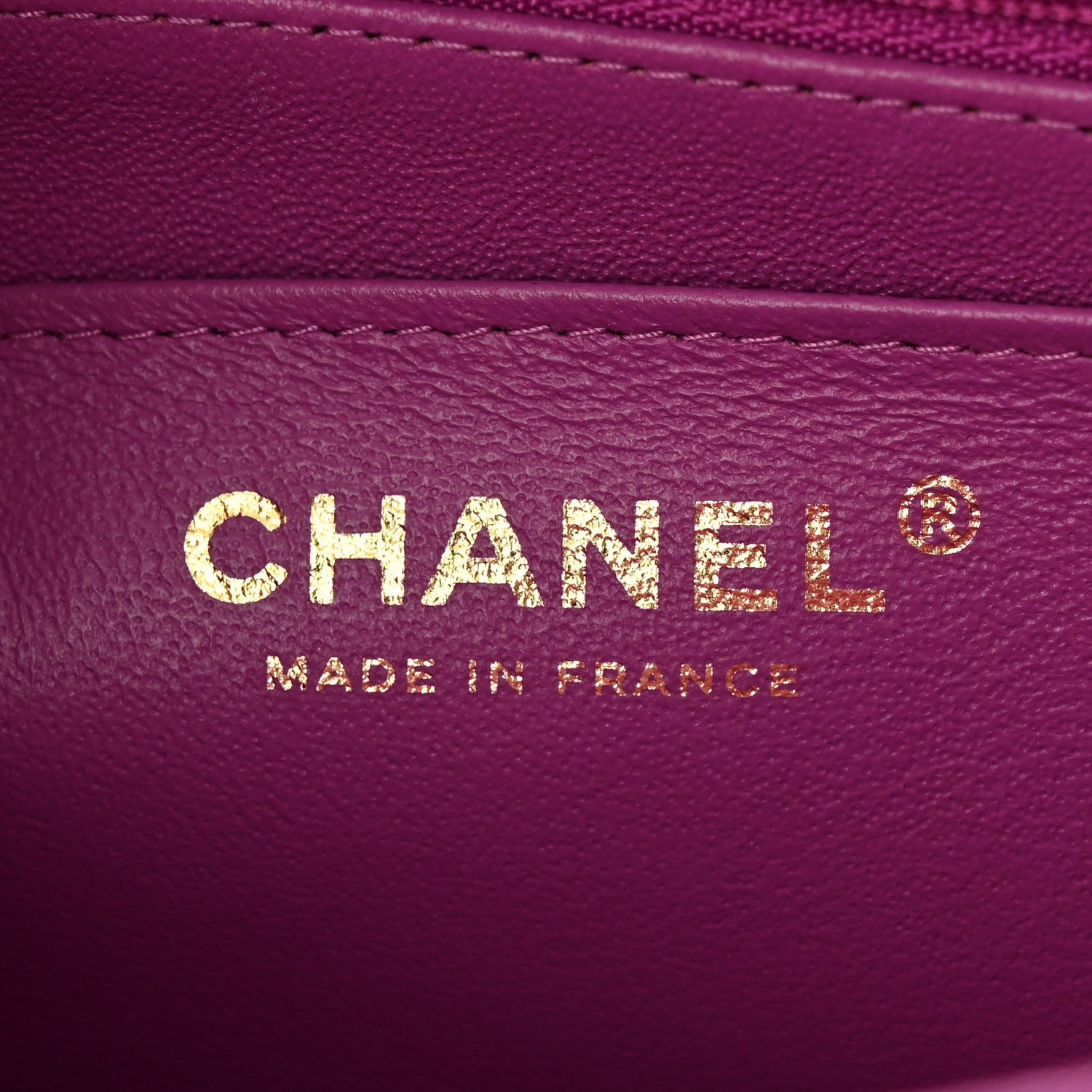 Chanel Lambskin Quilted Mini Rectangular Flap Blue Purple 6 of 11
