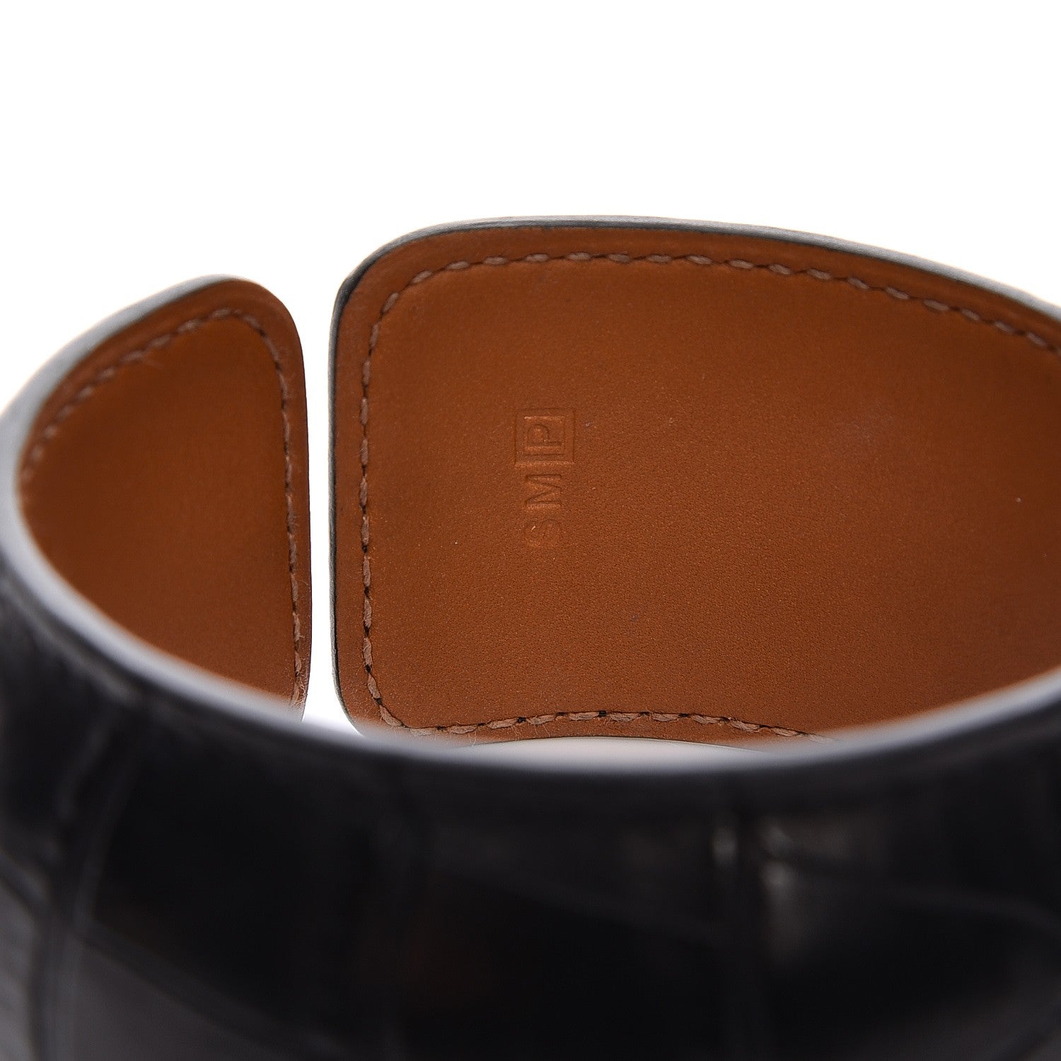 Hermes Alligator Astral Cut Bracelet S Black 4 of 5