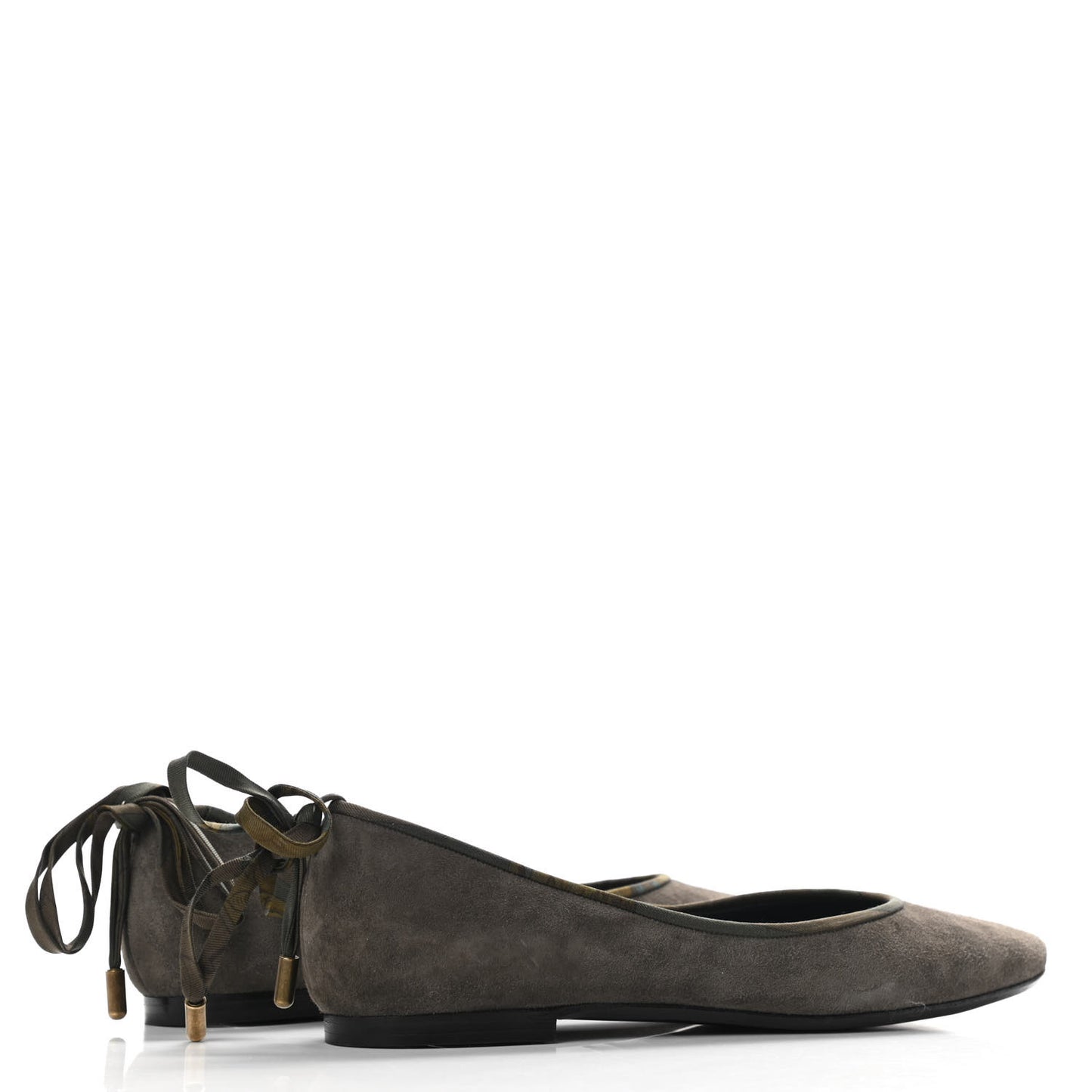 Suede Flats 36 Grey