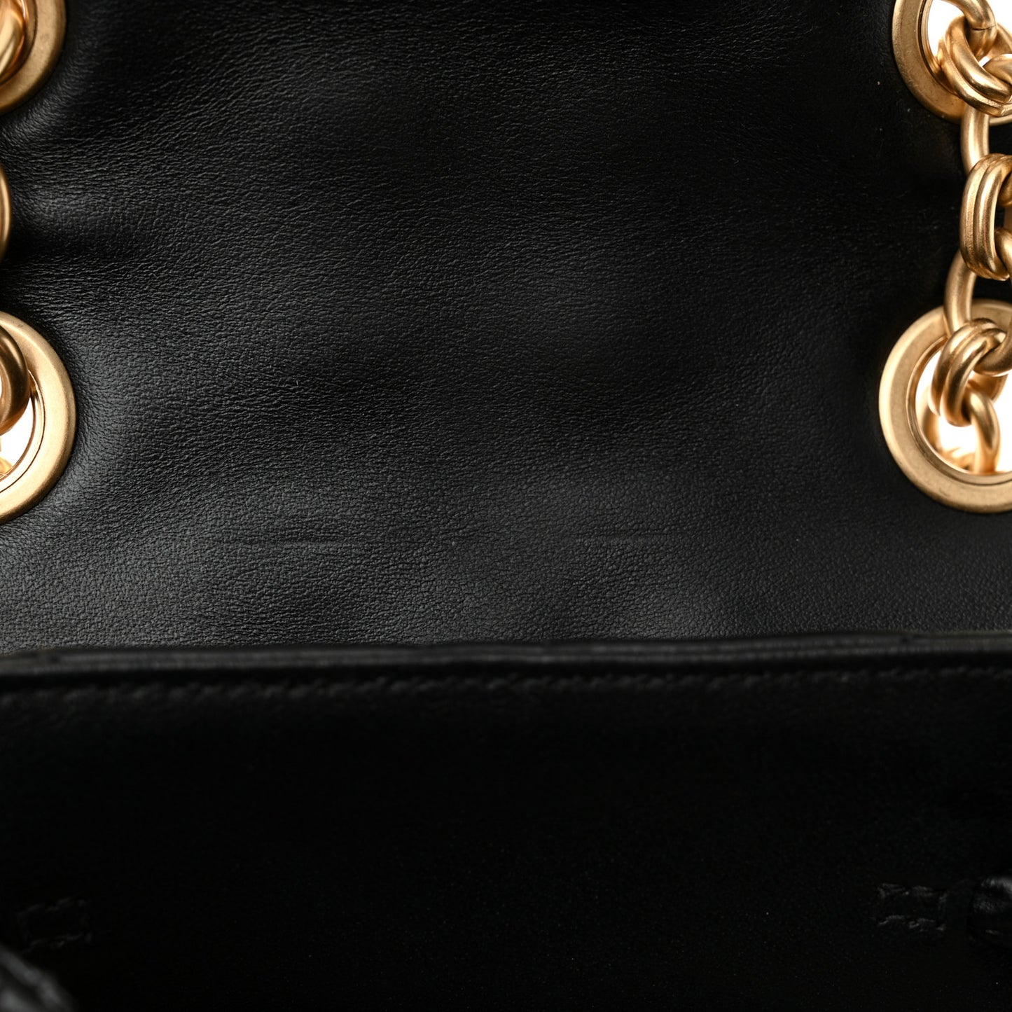 Calfskin Quilted Gancini Backpack Black