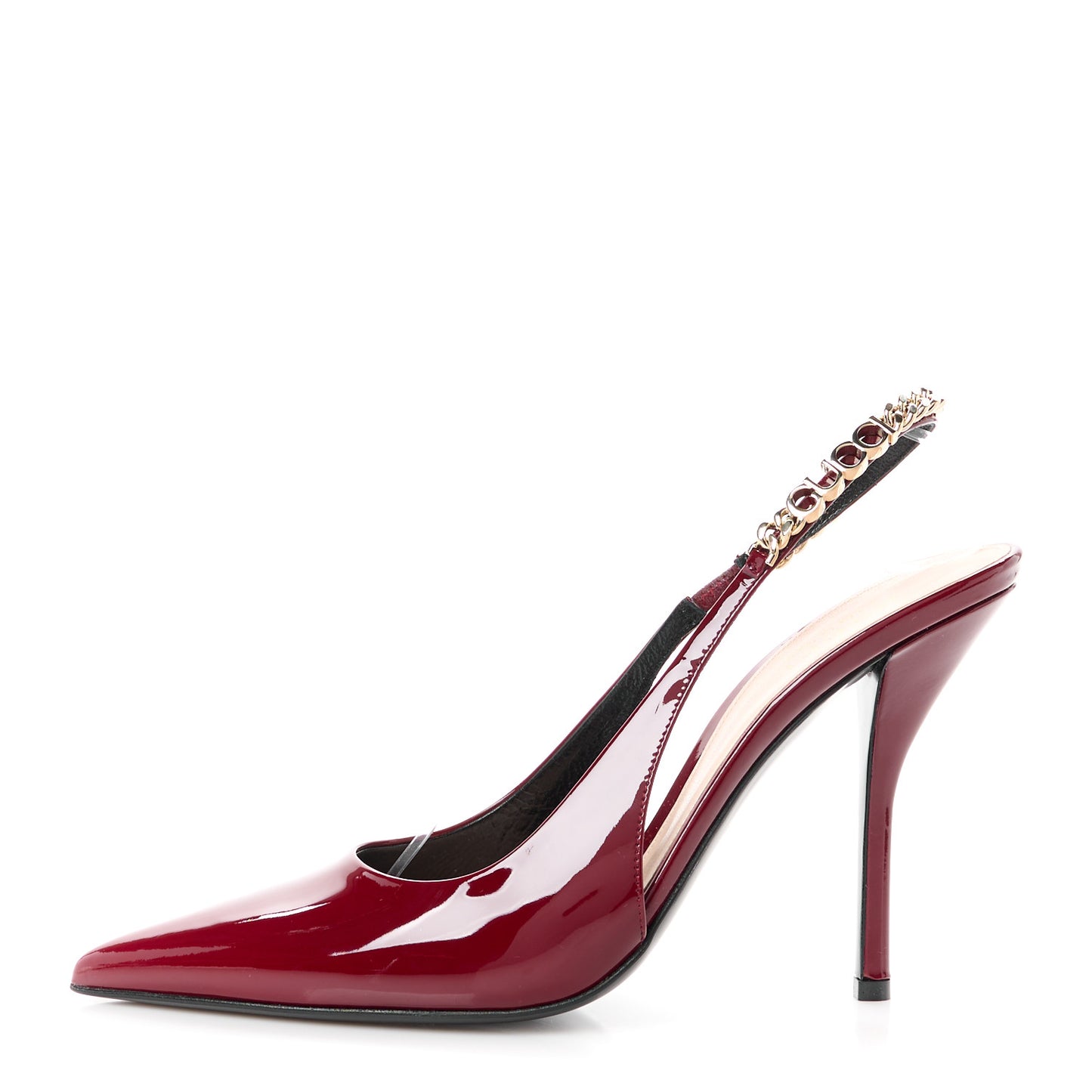Patent Signoria Slingback Pumps 40 Rosso Ancora