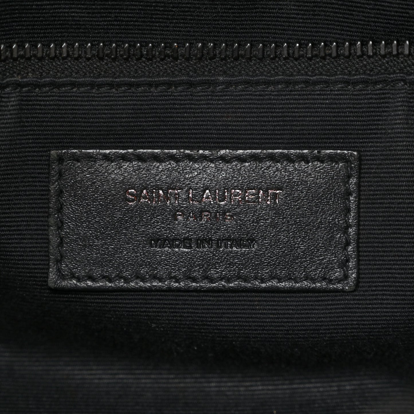 Crinkled Calfskin Matelasse Monogram Medium Niki Chain Satchel Black