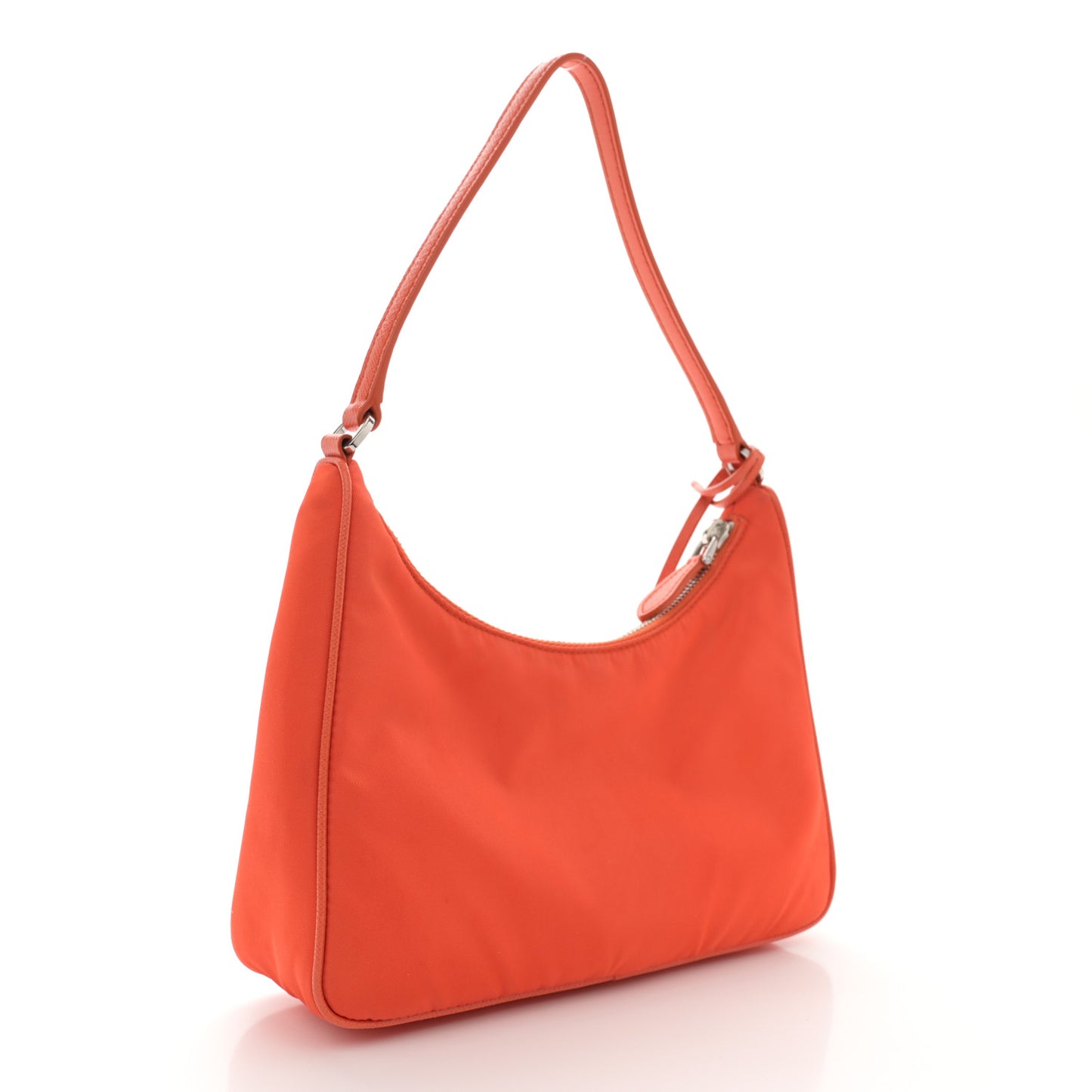 Re-Nylon Saffiano Mini Re-Edition 2005 Bag Arancio