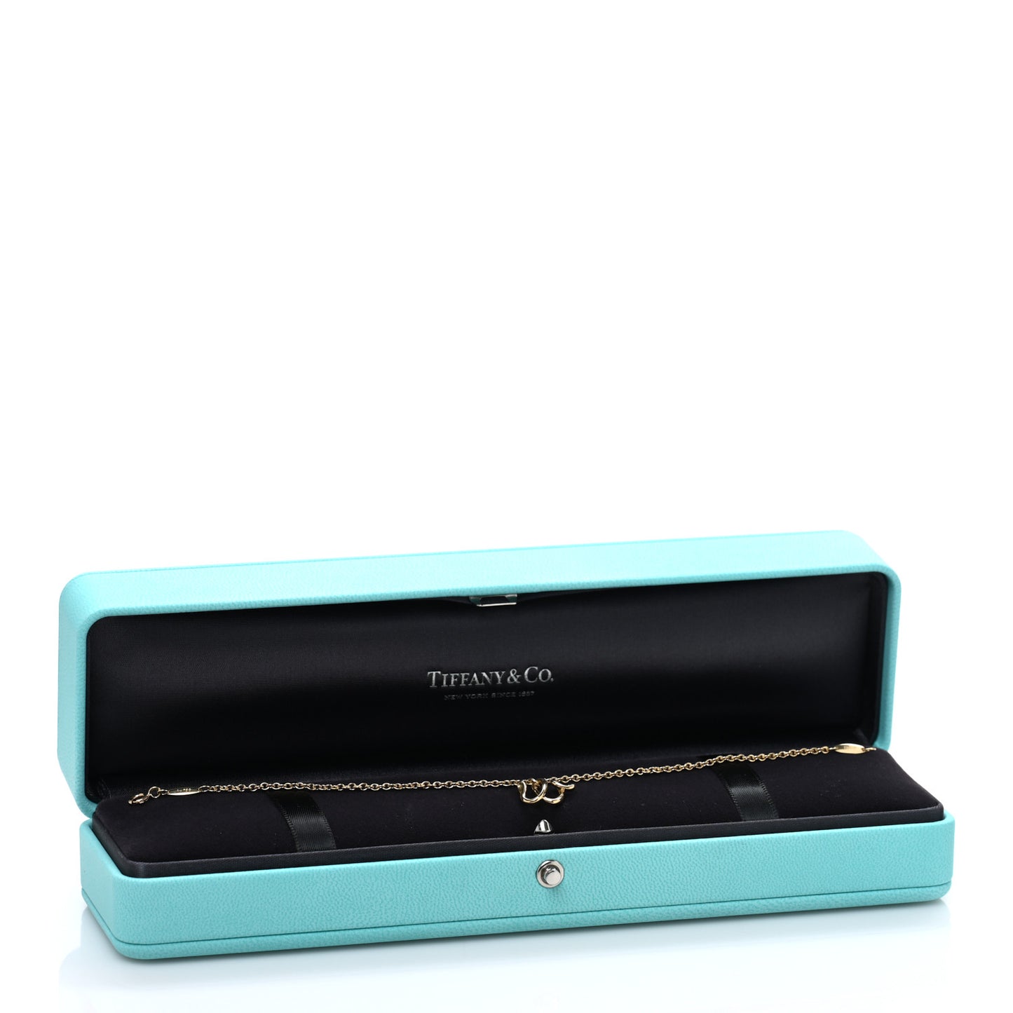 18K Yellow Gold Mini Elsa Peretti Alphabet W Bracelet