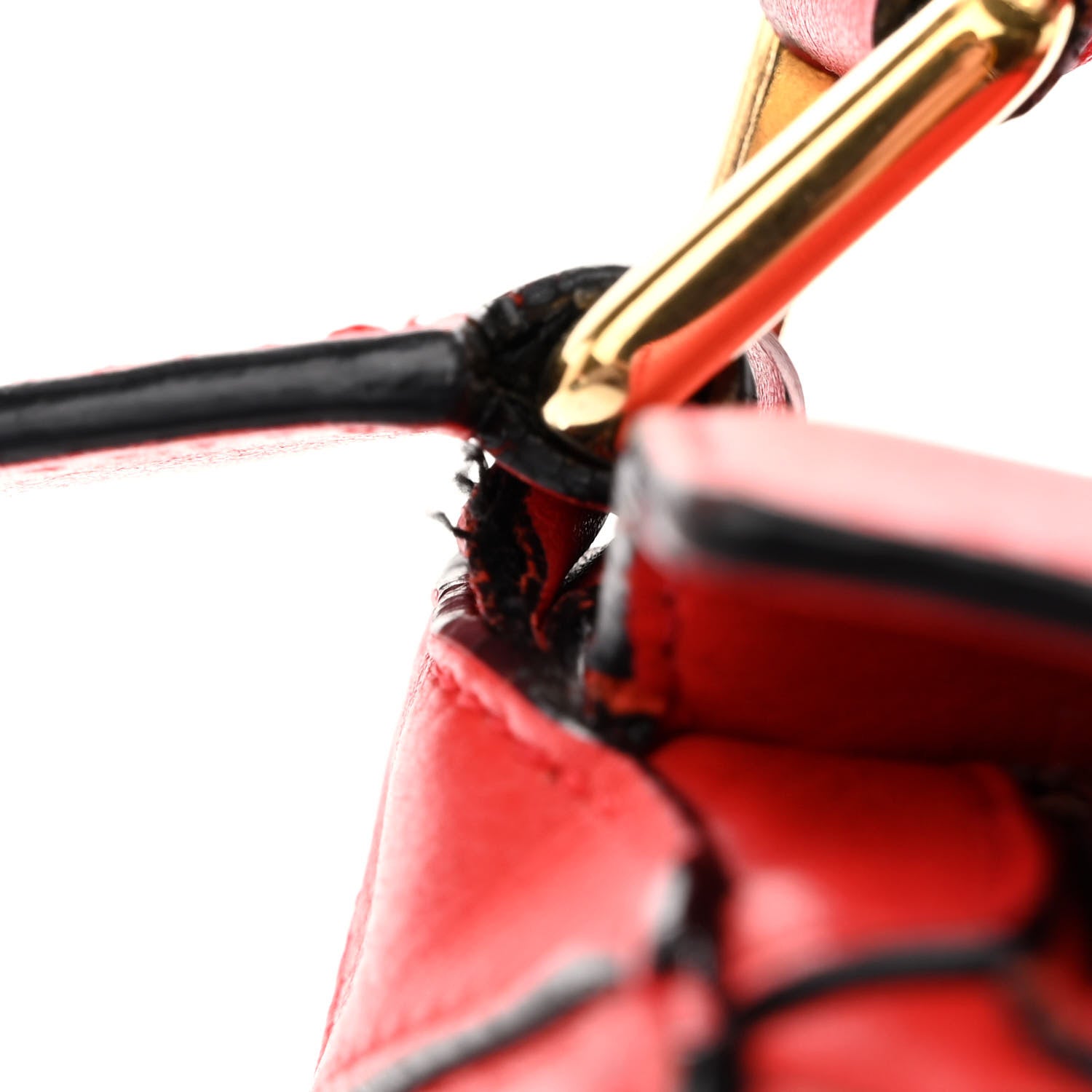 Loewe Calfskin Medium Puzzle Bag Scarlet 14 of 14