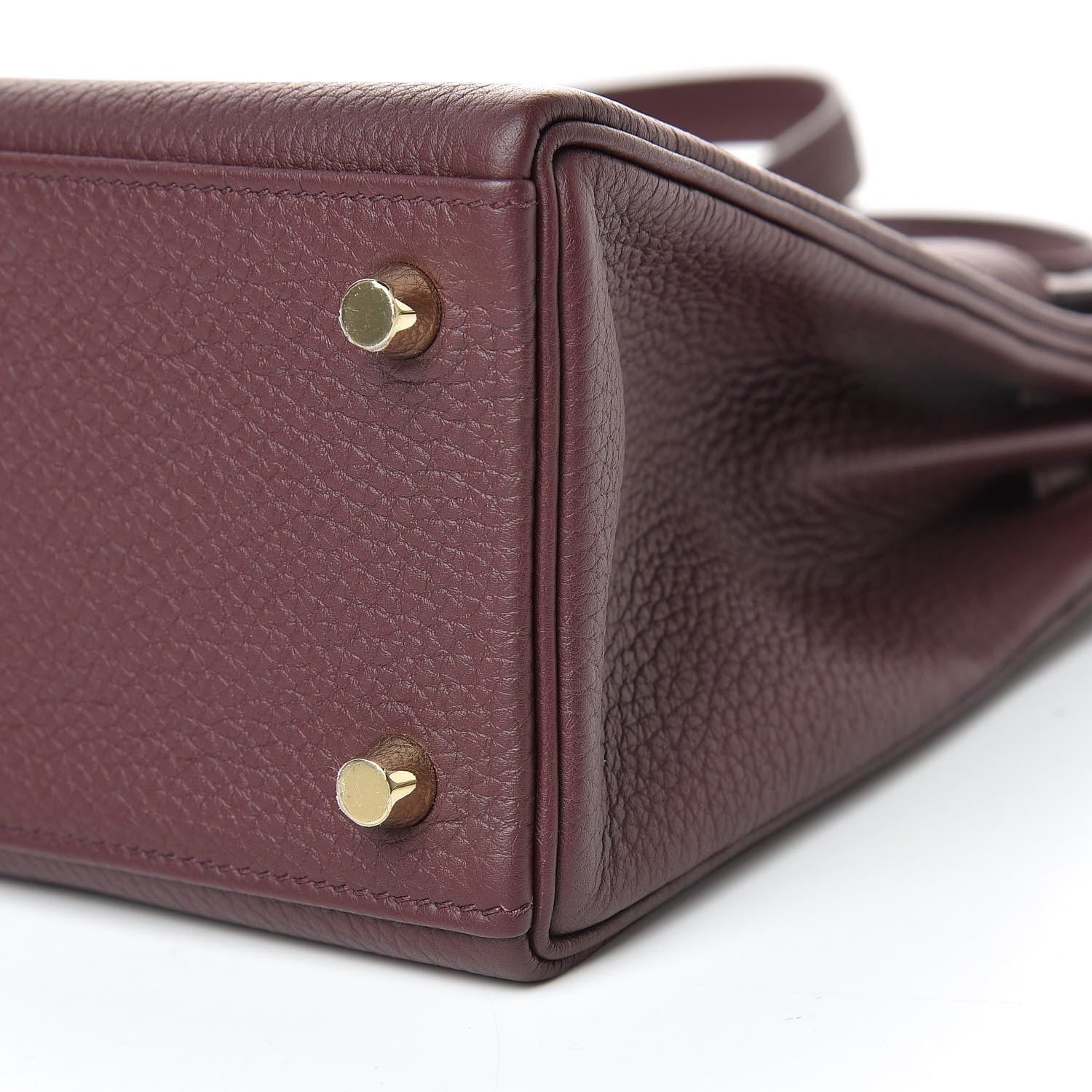 Hermes Togo Kelly Retourne 25 Bordeaux 39 of 40