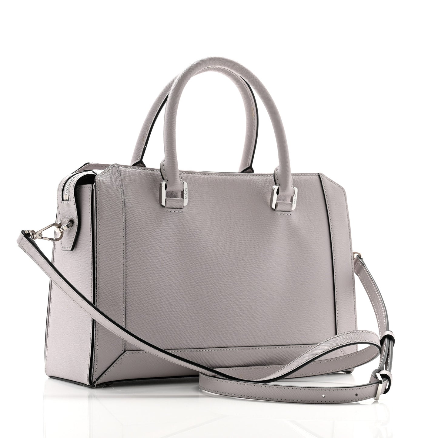 Saffiano Medium Nuovo Tote Gull Gray