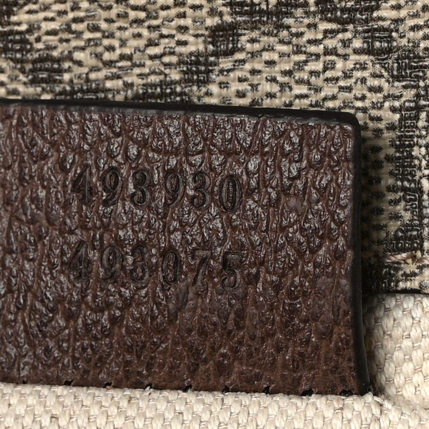 GG Supreme Monogram Neo Vintage Web Belt Bag Brown