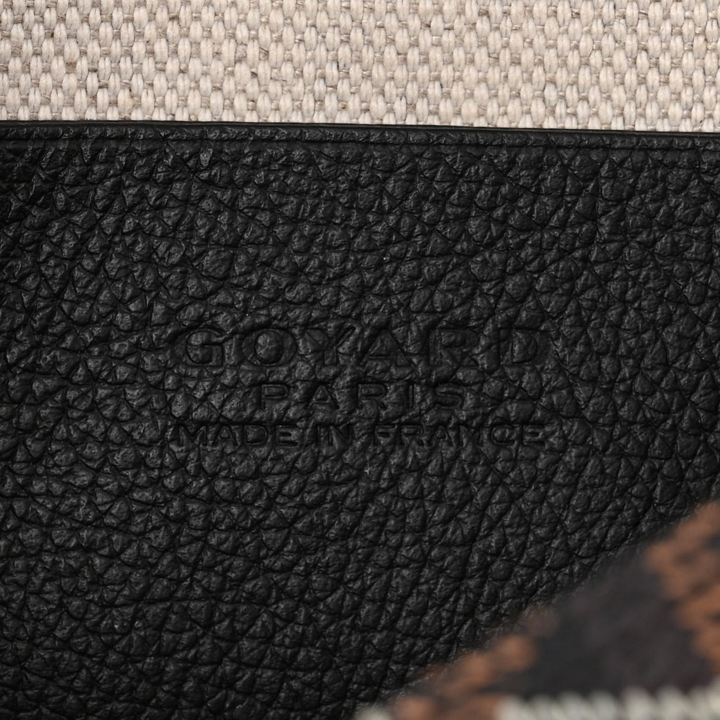 Goyardine Plumet Wallet Clutch Black