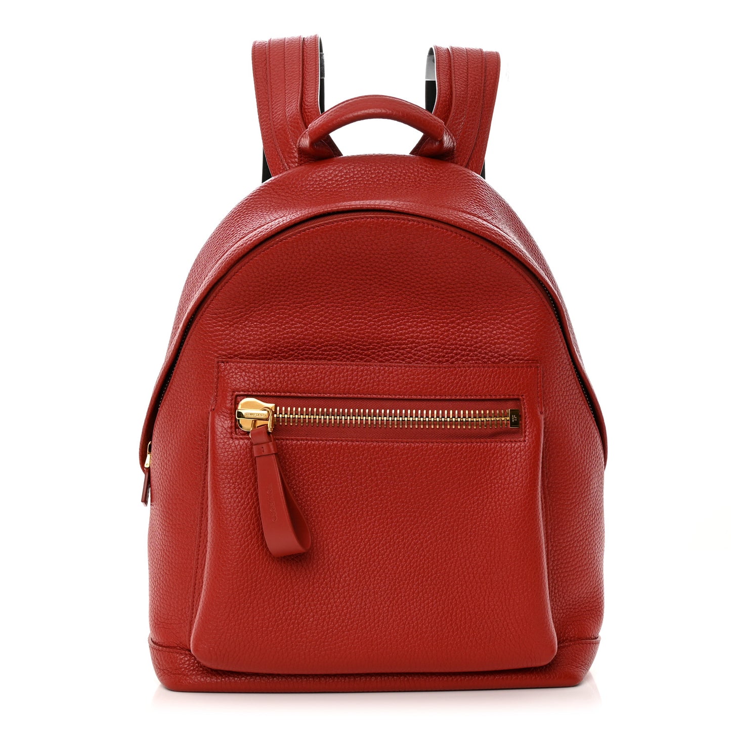 Grained Calfskin Buckley Backpack Red