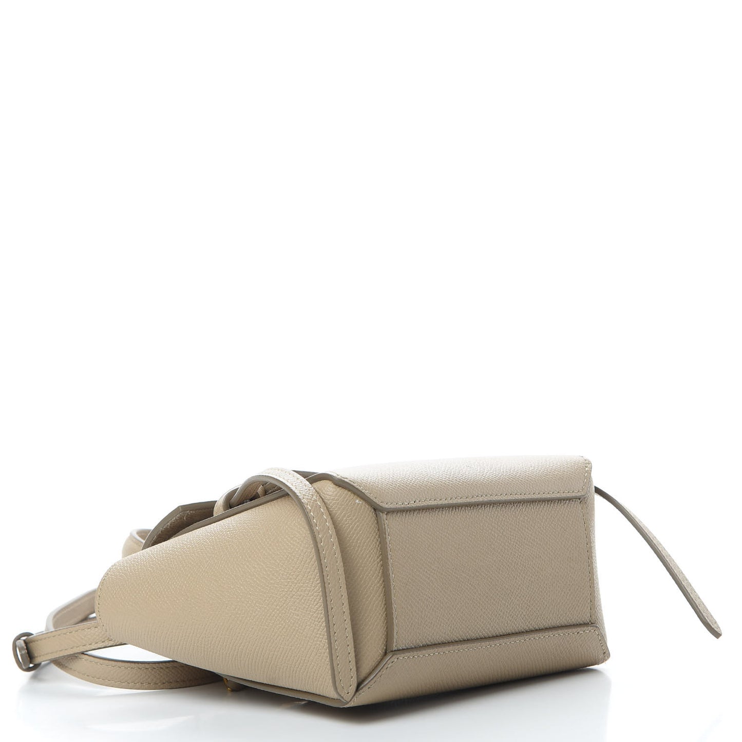 Grained Calfskin Pico Belt Bag Light Taupe