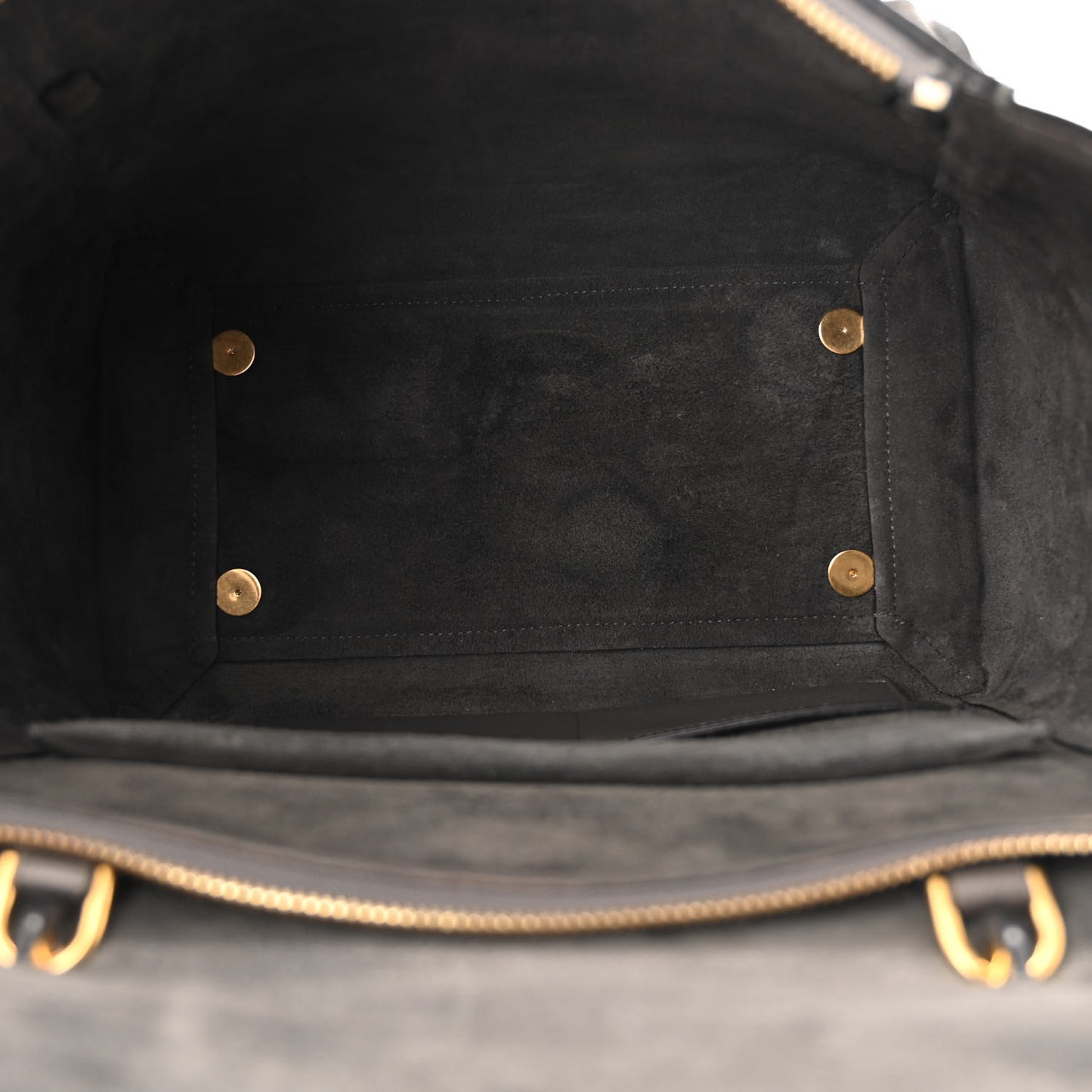 Grained Calfskin Mini Belt Bag Grey