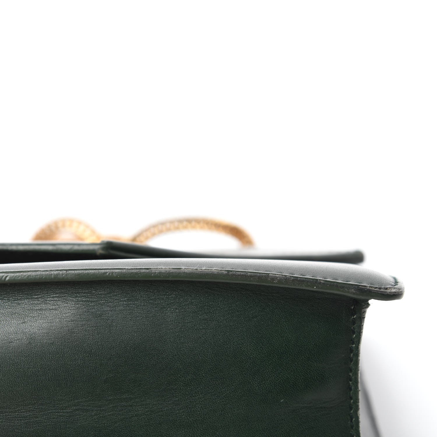 Saint Laurent Calfskin Medium Classic Betty Dark Green 10 of 18