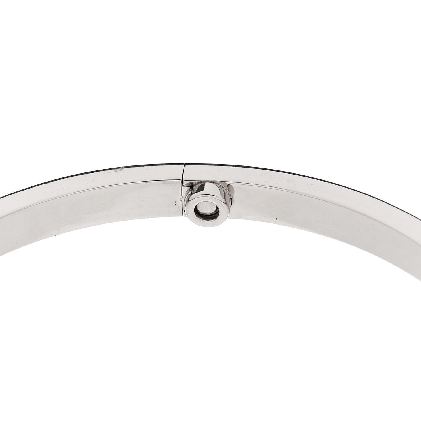 18K White Gold Small LOVE Bracelet 17