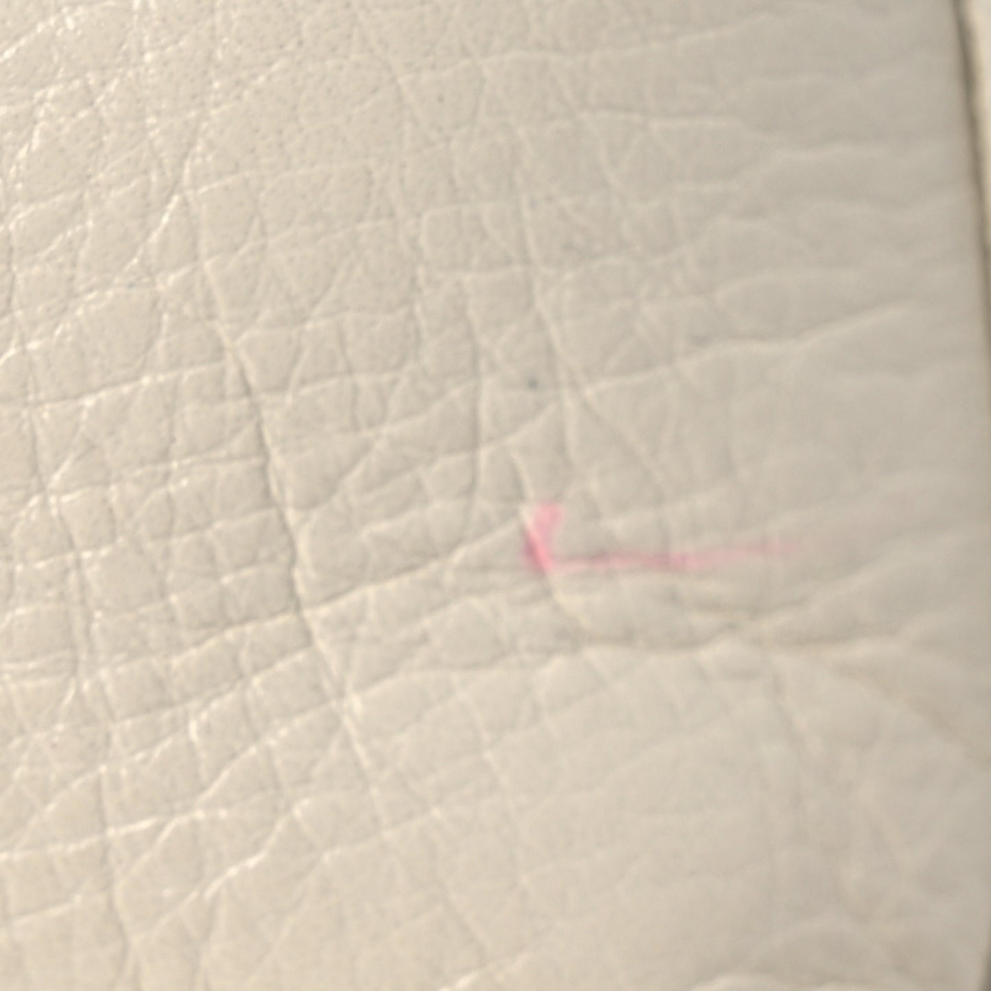 Tumbled Calfskin Mini Voyou Boyfriend Party Bag White
